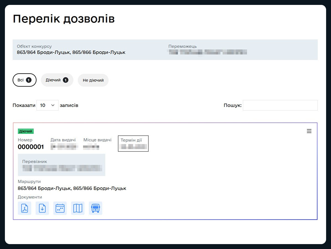 pershyi-elektronnyi-dozvil-na-obsluhovuvannia-mizhoblasnykh-marshrutiv-pidpysano